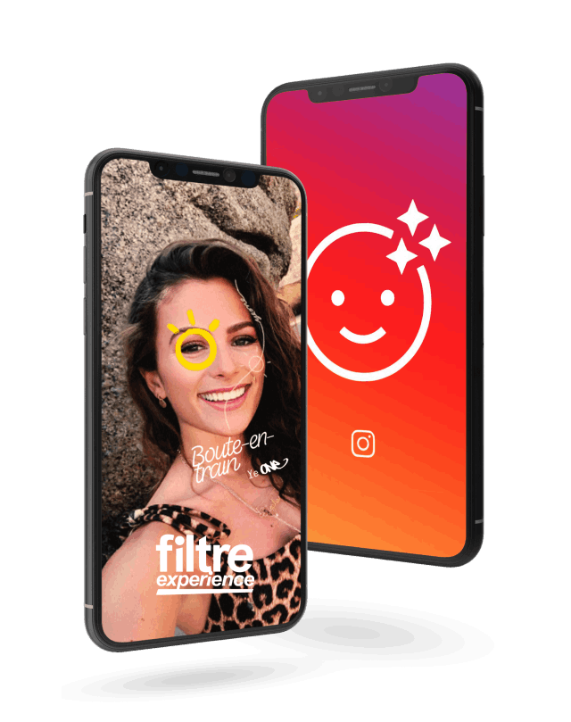 Filtre Experience agence creation filtre instagram