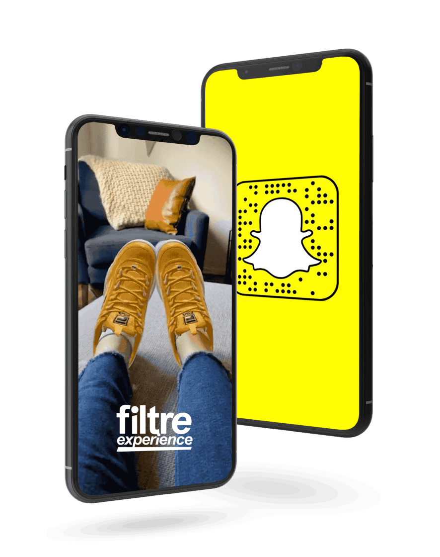Filtre Experience agence creation filtre Snapchat Lens